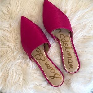 Sam Edelman hot pink slides